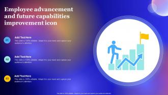 Employee Advancement And Future Capabilities Improvement Icon