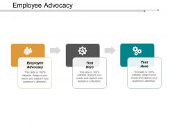 Employee advocacy ppt powerpoint presentation infographics pictures cpb