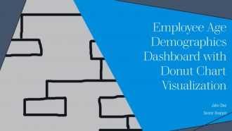 Employee Age Demographics Dashboard With Donut Chart Visualization PPT Slides AT