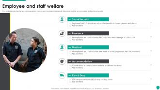 Employee And Staff Welfare Security Guard Service Company Profile