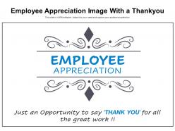 Employee appreciation image with a thankyou