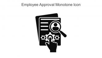 Employee Approval Monotone Icon In Powerpoint Pptx Png And Editable Eps Format