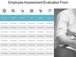 Employee assessment evaluation from ppt powerpoint presentation file model