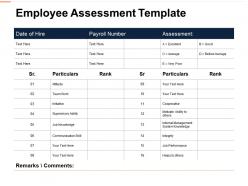 Employee assessment supervisory ability ppt powerpoint presentation file