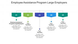 Employee assistance program large employers ppt powerpoint presentation show cpb