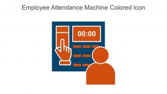 Employee Attendance Machine Colored Icon In Powerpoint Pptx Png And Editable Eps Format