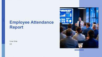 Employee Attendance Report PPT Graphics AT