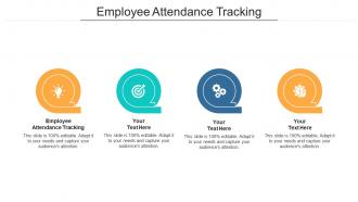 Employee attendance tracking ppt powerpoint presentation professional cpb