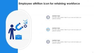 Employee Attrition Icon For Retaining Workforce