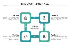 Employee attrition rate ppt powerpoint presentation show model cpb