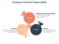 Employee authority responsibility ppt powerpoint presentation summary topics cpb