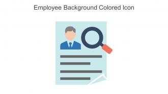Employee Background Colored Icon In Powerpoint Pptx Png And Editable Eps Format