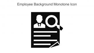 Employee Background Monotone Icon In Powerpoint Pptx Png And Editable Eps Format