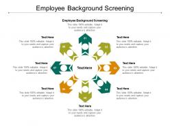 Employee background screening ppt powerpoint presentation icon guide cpb
