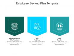 Employee backup plan template ppt powerpoint presentation show smartart cpb