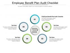 Employee benefit plan audit checklist ppt powerpoint presentation infographics themes cpb