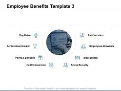 Employee benefits achievement award checklist ppt powerpoint presentation gallery example topics