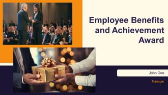 Employee Benefits And Achievement Award PPT Graphics AT