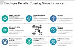 Employee benefits covering vision insurance flexibility assistance program
