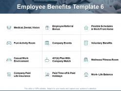 Employee benefits employee referral bonus vision ppt powerpoint presentation gallery gridlines