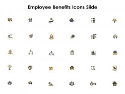 Employee benefits icons slide ppt powerpoint presentation file backgrounds