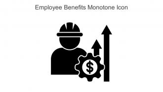 Employee Benefits Monotone Icon In Powerpoint Pptx Png And Editable Eps Format