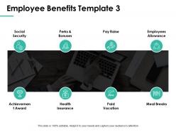 Employee benefits pay raise ppt powerpoint presentation gallery template