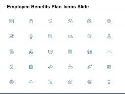 Employee benefits plan icons slide compare c494 ppt powerpoint presentation icon background images