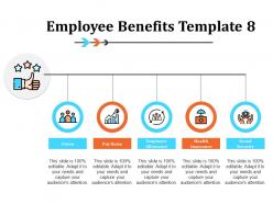 Employee benefits ppt infographic template master slide