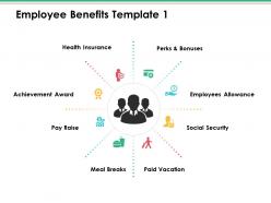 Employee benefits ppt infographic template show