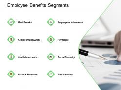 Employee benefits segments social ppt powerpoint presentation professional graphic tips