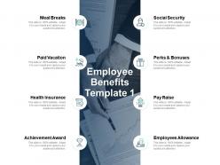 Employee benefits social security employees allowance ppt powerpoint presentation icon example