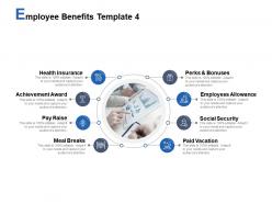Employee benefits template employees allowance achievement award ppt powerpoint presentation styles show