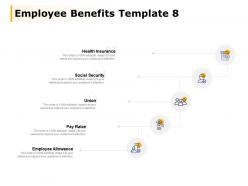 Employee benefits template social security employee allowance ppt powerpoint presentation file