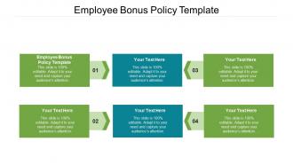 Employee bonus policy template ppt powerpoint presentation slides outfit cpb