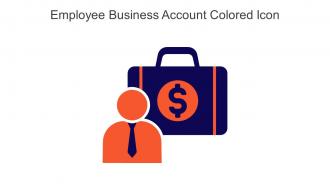 Employee Business Account Colored Icon In Powerpoint Pptx Png And Editable Eps Format