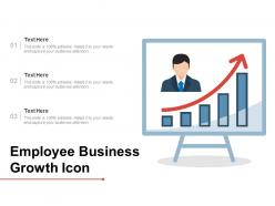 Employee business growth icon