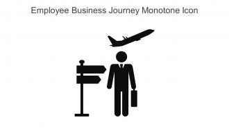 Employee Business Journey Monotone Icon In Powerpoint Pptx Png And Editable Eps Format