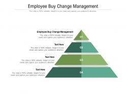 Employee buy change management ppt powerpoint presentation gallery inspiration cpb