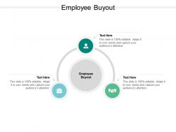 Employee buyout ppt powerpoint presentation infographic template elements cpb