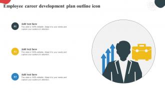 Employee Career Development Plan Outline Icon