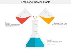 Employee career goals ppt powerpoint presentation background image cpb