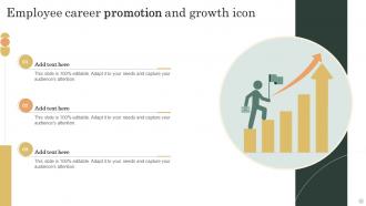 Employee Career Promotion And Growth Icon