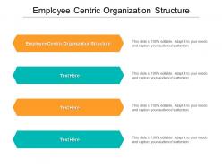 Employee centric organization structure ppt powerpoint presentation model demonstration cpb
