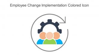 Employee Change Implementation Colored Icon In Powerpoint Pptx Png And Editable Eps Format