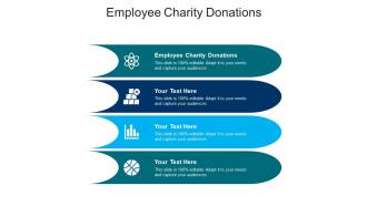 Employee charity donations ppt powerpoint presentation icon gridlines cpb