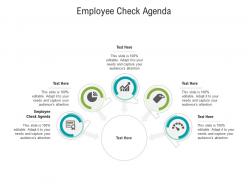 Employee check agenda ppt powerpoint presentation pictures maker cpb