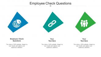 Employee Check Questions Ppt Powerpoint Presentation Infographics Layouts Cpb