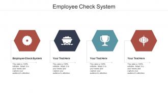 Employee check system ppt powerpoint presentation infographics graphics example cpb