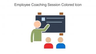 Employee Coaching Session Colored Icon In Powerpoint Pptx Png And Editable Eps Format